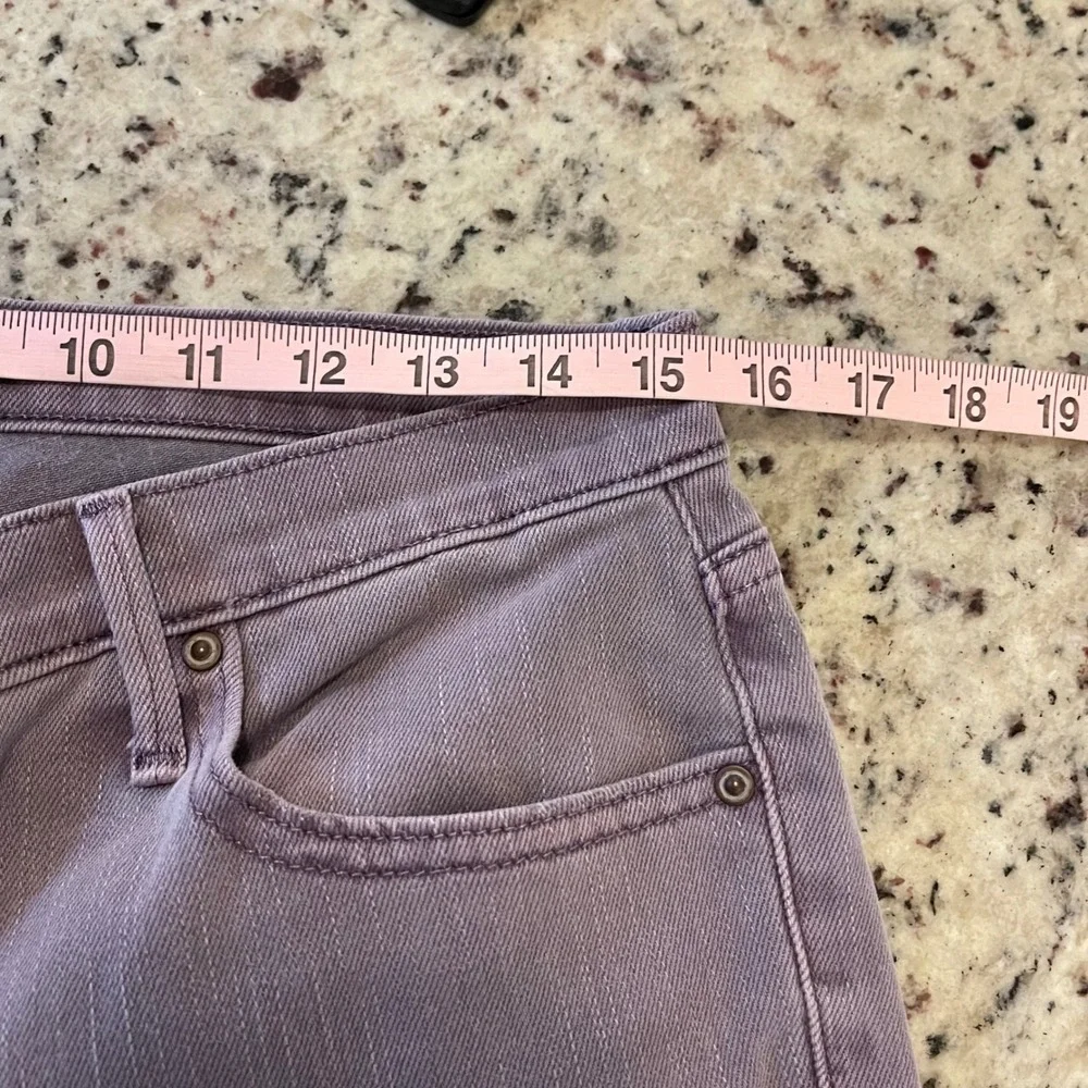 Levis Boyfriend Jeans Womens 6 Medium Purple Relaxed Fit Mid Rise Stretch Denim